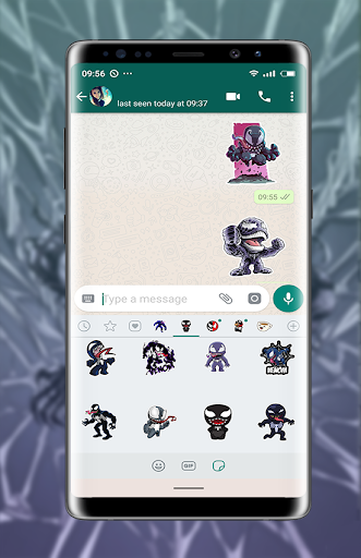 Venom Stickers - Image screenshot of android app
