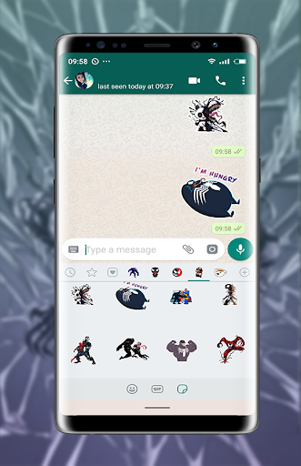Venom Stickers - Image screenshot of android app