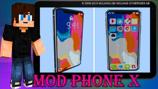 Mod Phone X MCPE - Gameplay image of android game