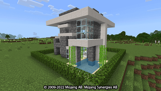 Compact and Pretty Modern House Minecraft Map