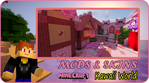 Skins Kawaii World Minecraft - Image screenshot of android app