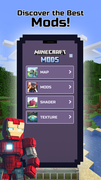 Minecraft Mods Hub - عکس برنامه موبایلی اندروید