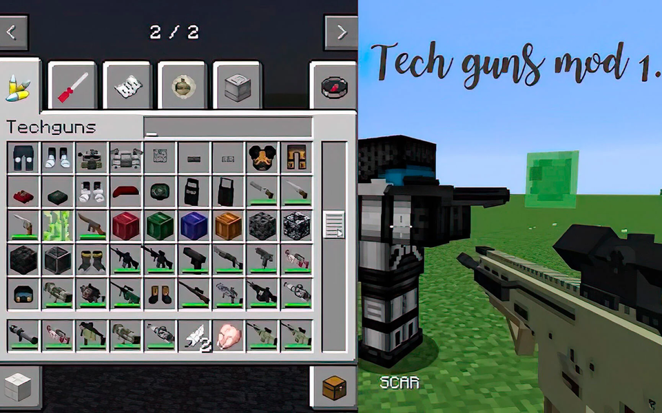 Gun Mod for Minecraft MCPE - Image screenshot of android app