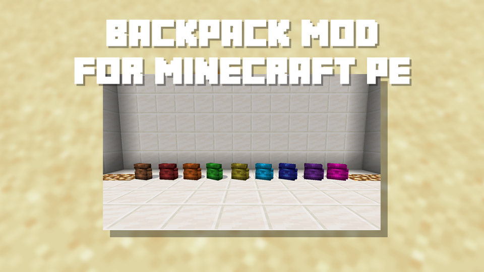 Backpack Mod for Minecraft - عکس برنامه موبایلی اندروید