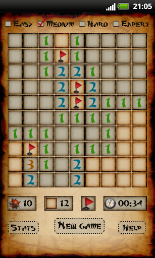 Minesweeper - Gameplay image of android game