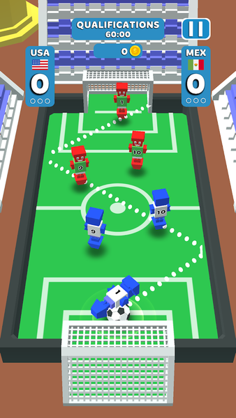 Flip Goal - Gameplay image of android game