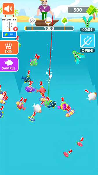 Ocean Brainrot Hunter - Gameplay image of android game