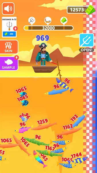 Ocean Brainrot Hunter - Gameplay image of android game