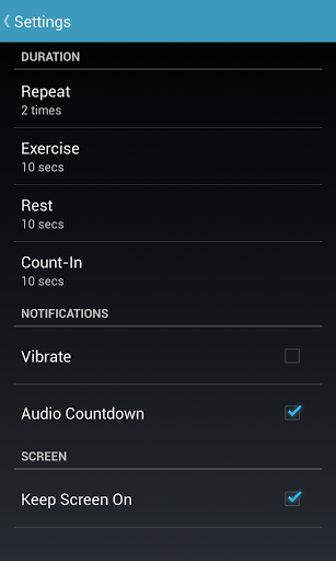 7 Minutes - Image screenshot of android app