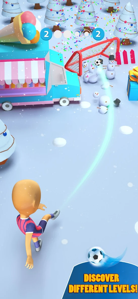 Kick Football Hero・Soccer Game - Gameplay image of android game