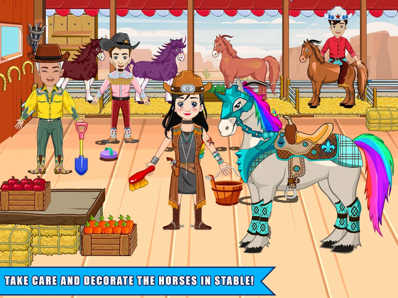 Cowboy World: Wild West Games - عکس برنامه موبایلی اندروید