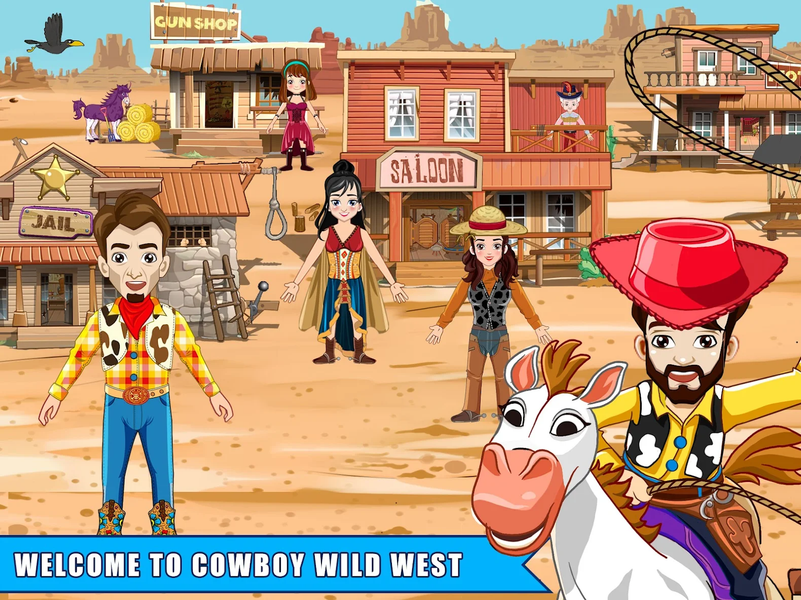 Cowboy World: Wild West Games - عکس برنامه موبایلی اندروید