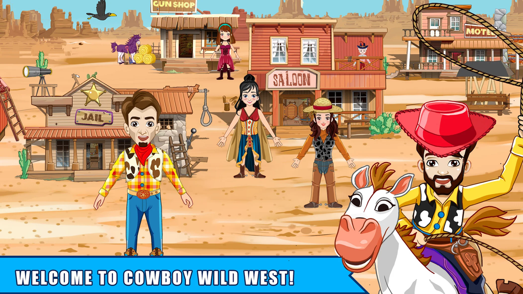 Cowboy World: Wild West Games - عکس برنامه موبایلی اندروید