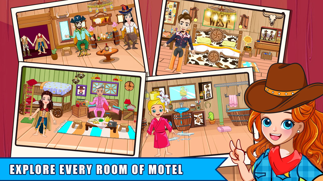 Cowboy World: Wild West Games - عکس برنامه موبایلی اندروید