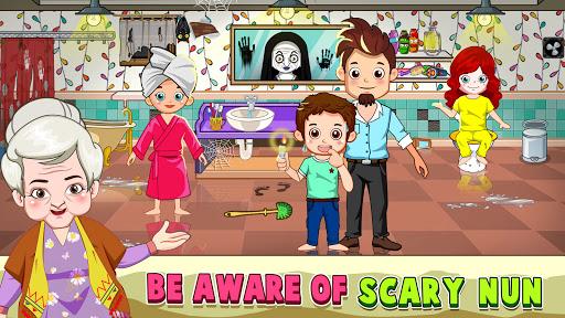 Mini Town Horror Granny House - Gameplay image of android game