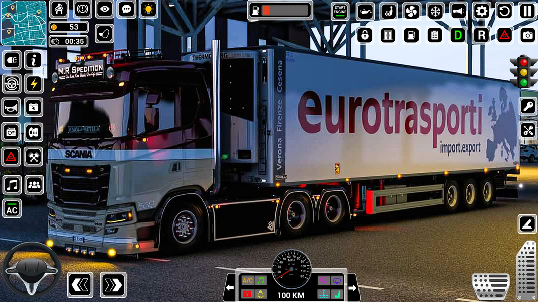 Euro Truck Driving Games 3D - عکس برنامه موبایلی اندروید