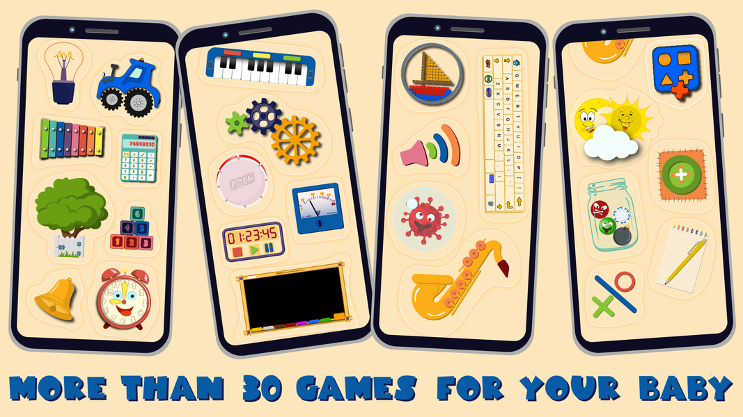 Busyboard - games for kids - عکس بازی موبایلی اندروید