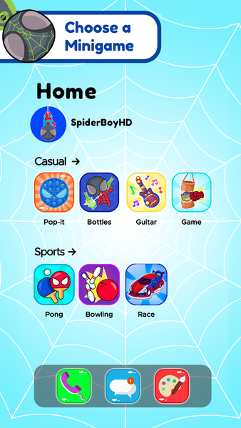 Super Spider Hero Phone - Gameplay image of android game