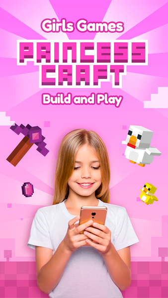 Princess Craft: Girl Games - Gameplay image of android game