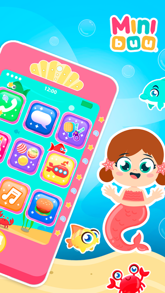 Princess Mermaid Phone - Gameplay image of android game