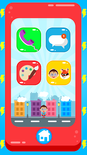Baby Superhero Mega Phone - عکس بازی موبایلی اندروید