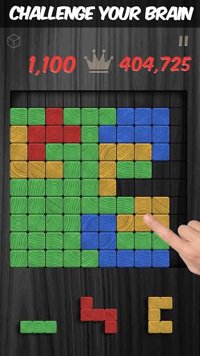 Woodblox Puzzle - Wood Block Wooden Puzzle Game - Gameplay image of android game