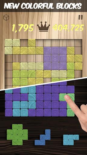 Woodblox Puzzle - Wood Block Wooden Puzzle Game - Gameplay image of android game