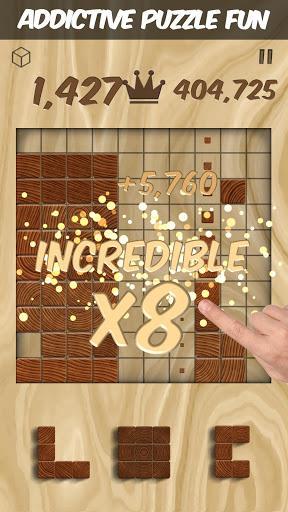 Woodblox Puzzle - Wood Block Wooden Puzzle Game - Gameplay image of android game