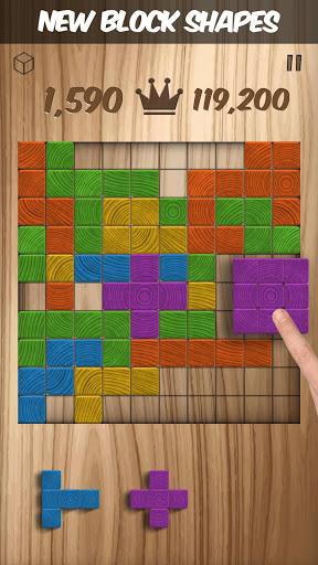 Woodblox Puzzle - Wood Block Wooden Puzzle Game - Gameplay image of android game