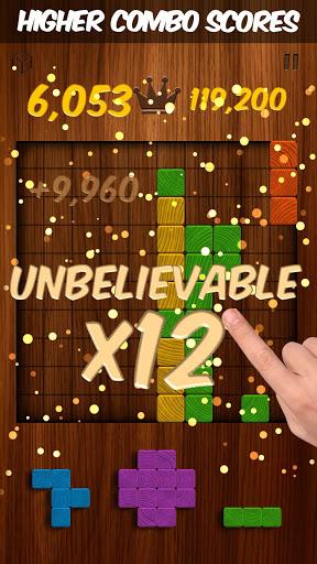 Woodblox Puzzle - Wood Block Wooden Puzzle Game - Gameplay image of android game