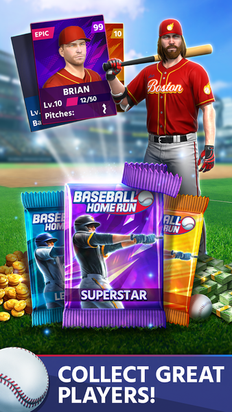 Baseball: Home Run Sports Game - عکس بازی موبایلی اندروید