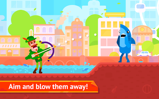 Bowmasters - Gameplay image of android game
