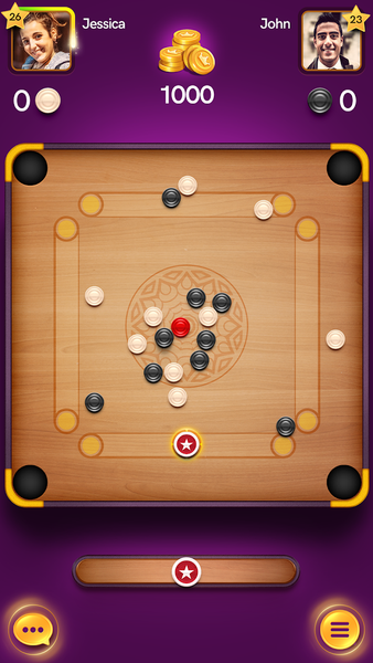 Carrom Pool: Disc Game - Gameplay image of android game