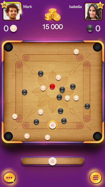 Carrom Pool: Disc Game - Gameplay image of android game