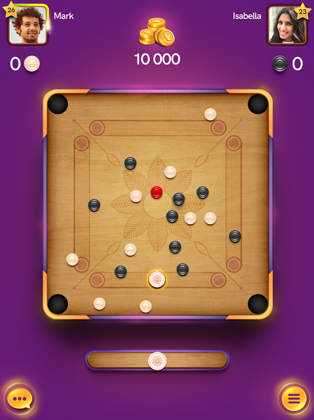 Carrom Pool: Disc Game - Gameplay image of android game