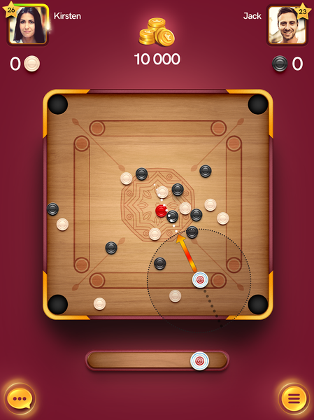 Carrom Pool: Disc Game - Gameplay image of android game