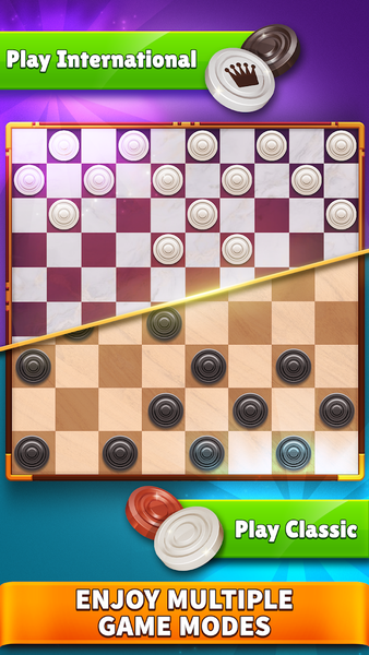 Checkers Clash: Online Game - Gameplay image of android game