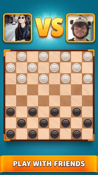 Checkers Clash: Online Game - Gameplay image of android game