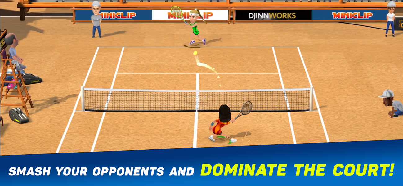 Mini Tennis: Perfect Smash - Gameplay image of android game