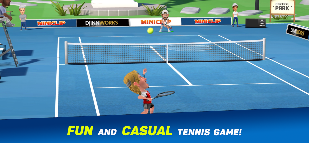 Mini Tennis: Perfect Smash - Gameplay image of android game