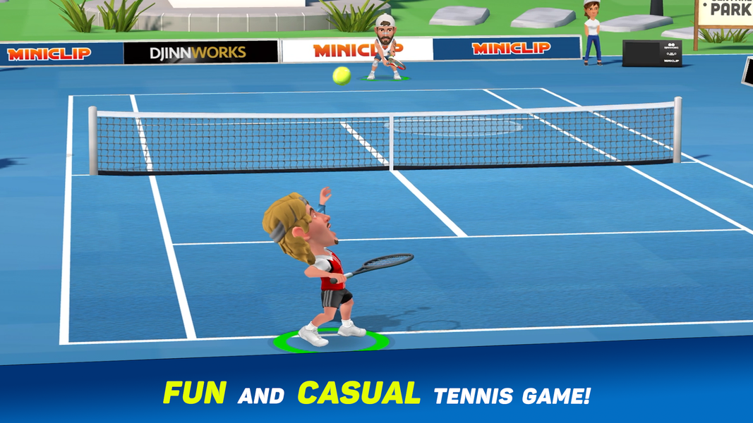 Mini Tennis: Perfect Smash - Gameplay image of android game