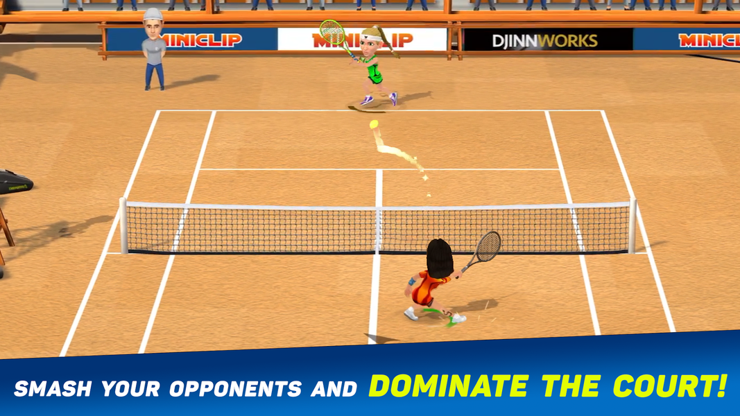 Mini Tennis: Perfect Smash - Gameplay image of android game