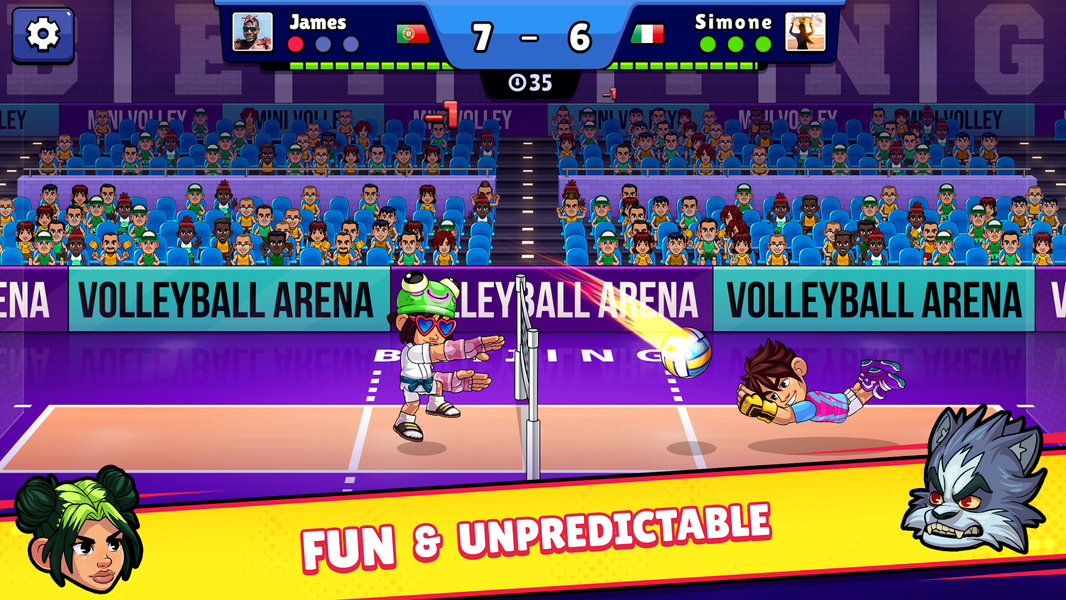 Volleyball Arena: Spike Hard - Gameplay image of android game