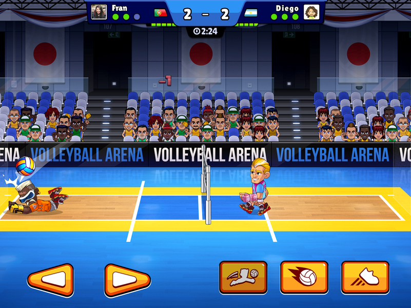 Volleyball Arena: Spike Hard - عکس بازی موبایلی اندروید