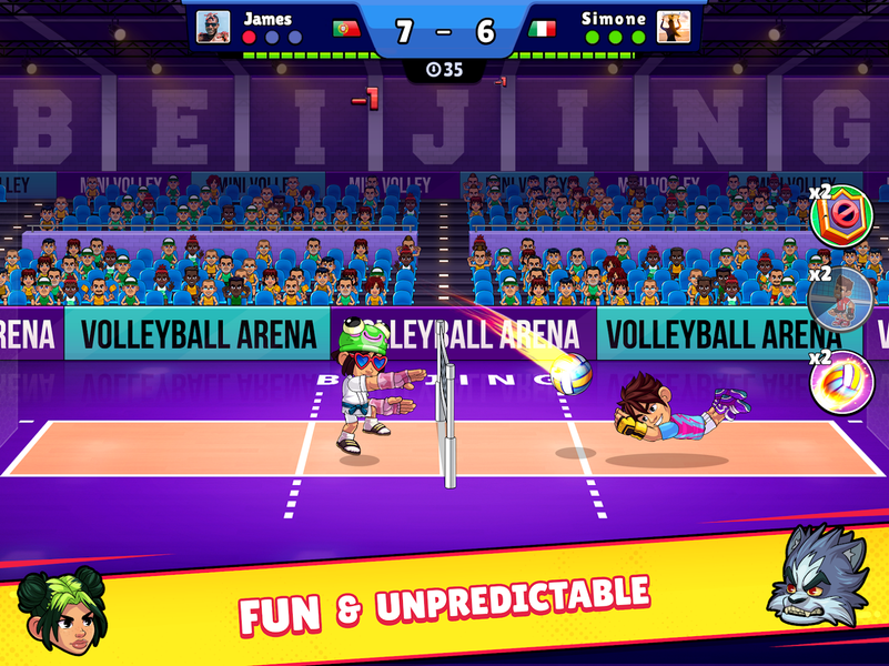 Volleyball Arena: Spike Hard - عکس بازی موبایلی اندروید