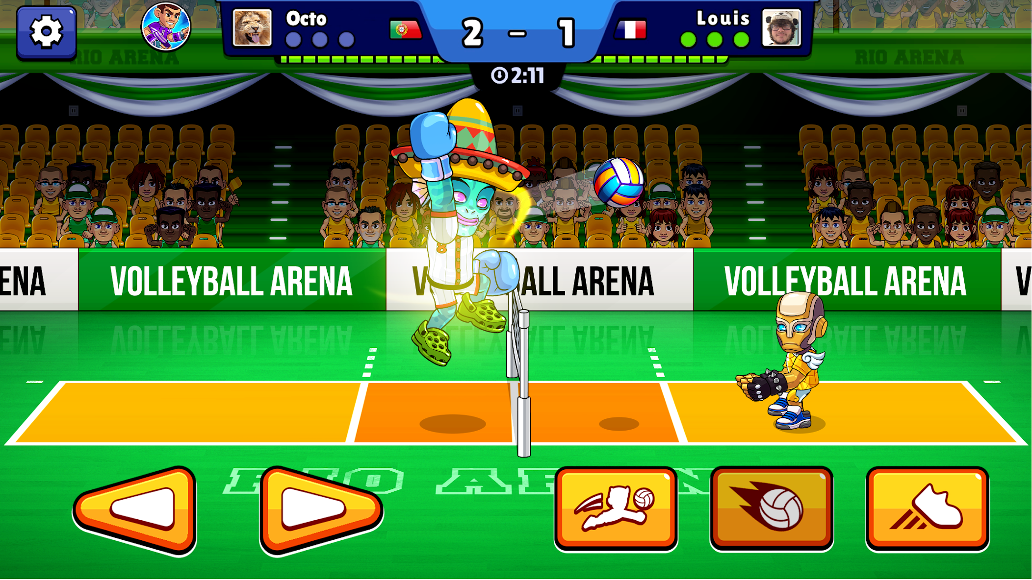 Volleyball Arena Spike Hard Game for Android