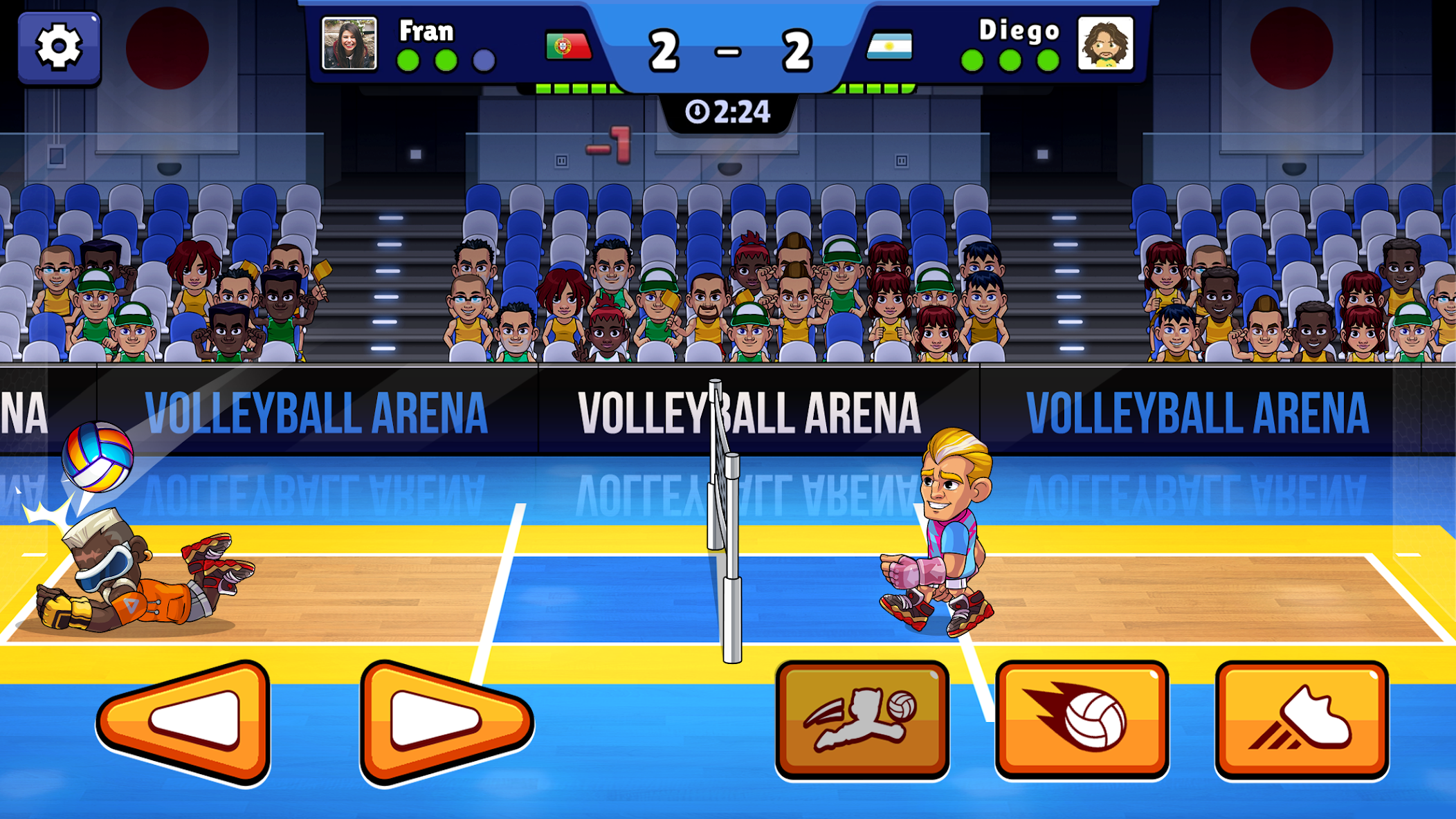Volleyball Arena Spike Hard Game for Android