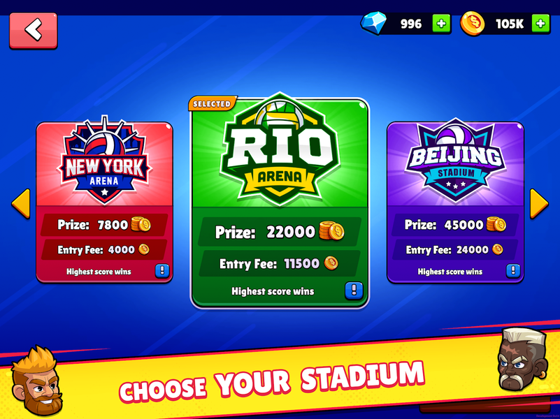 Volleyball Arena: Spike Hard - عکس بازی موبایلی اندروید