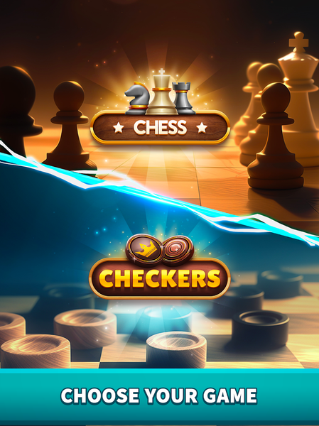 Chess & Checkers Offline Game - عکس بازی موبایلی اندروید