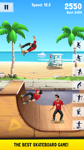 Flip Skater - Gameplay image of android game